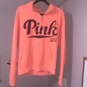 Victoria Secret PINK quarter zip sweater